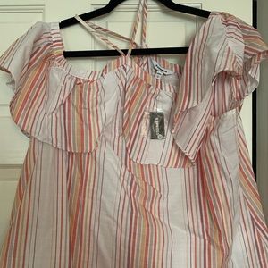 **NEW WITH TAGS, EXPRESS off the shoulder shirt**